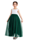 Flower Girl Color Dresses Scalloped Lace Back Pretty Princess Beauty Pageants for Toddlers  207noR