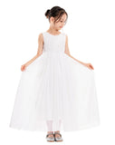 Flower Girl Color Dresses Scalloped Lace Back Pretty Princess Beauty Pageants for Toddlers  207noR