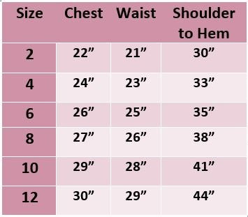 178 Size Chart