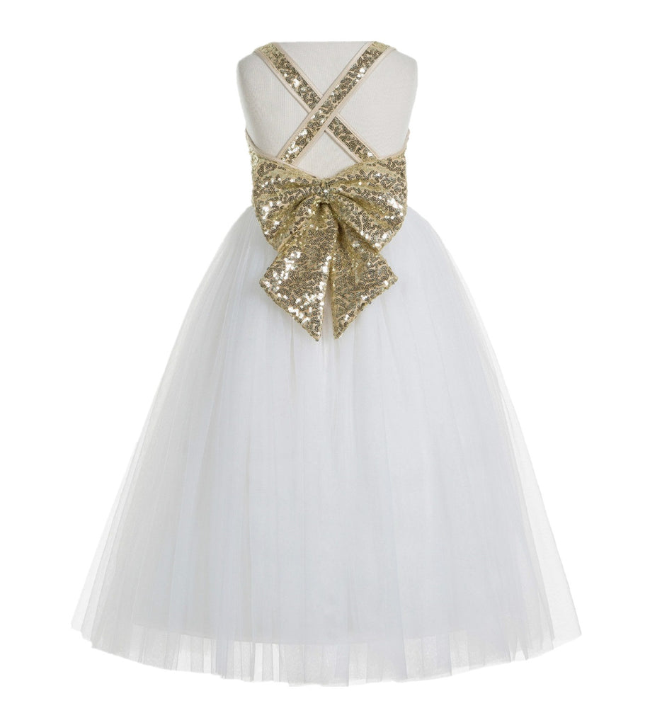 Crossed Straps A-Line Flower Girl Dress Junior Bridesmaid Dresses Formal Special Occasions 177(1) Crossed Straps A-Line Flower Girl Dress Junior Bridesmaid Dresses Formal Special Occasions 177(1)