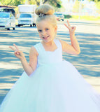 Sweetheart Neck Top Tutu Flower Girl Dress Special Occasion Pageant Gown Ballroom Dance Princess 201