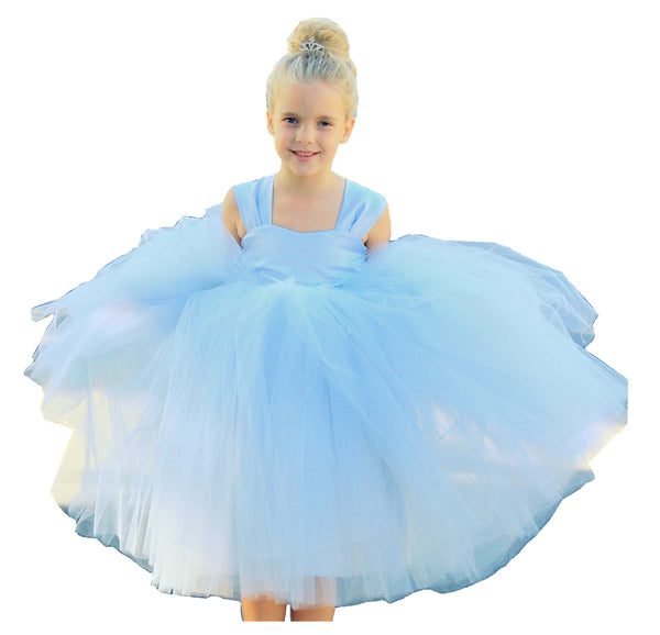 Sweetheart Neck Top Tutu Flower Girl Dress Special Occasion Pageant Gown Ballroom Dance Princess 201