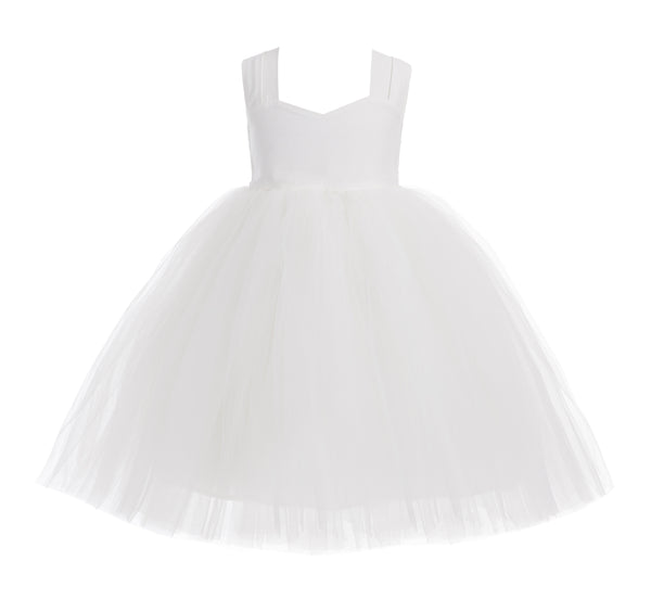 Sweetheart Neck Top Tutu Flower Girl Dress Special Occasion Pageant Gown Ballroom Dance Princess 201